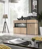 Kombinovaná komoda CELINE - hickory jackson / čierna Náhľad obrázku produktu 1