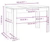 vidaXL Eettafel, look van gerecycled hout, 120x60x76 cm, Productafbeelding-voorbeeld 7