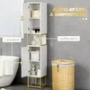 Badezimmerschrank mit 2 Schr?nken und einem Regal aus MDF Produktbild-Vorschau 5