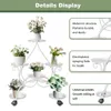 WISFOR Blumenständer Metall, Blumentopfständer mit 6 Produktbild-Vorschau 6