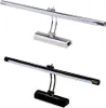 Two LED vanity lights, one in silver and one in black, are displayed against a white background. Náhled obrázku produktu
