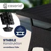 CASARIA® Lounge Angolare Divano in Polyrattan Tavolo Pranzo Anteprima dell’immagine prodotto 7