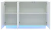 MODFU Buffet Blanc Brillant avec Éclairage LED - Meuble de Voir les images du produit 9