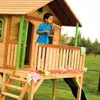 AXI Spielhaus Sophie mit grüner Rutsche | Stelzenhaus in Produktbild-Vorschau 4