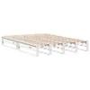 Massivholzbett ohne Matratze Weiß 150x200 cm Kiefernholz Produktbild-Vorschau 5