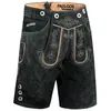 Pantaloni corti in pelle tradizionali da uomo PAULGOS - HK2 Anteprima dell’immagine prodotto 2