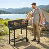 Wózek do grillowania na węgiel drzewny Outsunny z 2 Podgląd zdjęcia produktu 9