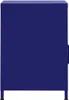 vidaXL Table de nuit bleu marine 35x35x51 cm acier Voir les images du produit 4