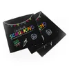 itenga 20x Serviette Schulanfang Endlich Schulkind SCHWARZ Produktbild-Vorschau 3