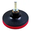 A close-up studio shot of a polishing pad with a threaded adapter. Produktbild-Vorschau