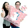 Mr. & Mrs. Panda Sofakissen Einhorn Spaziergang - Rot Produktbild-Vorschau 5