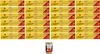 A collage of pasta boxes and a can of tomatoes. Produktbild-Vorschau