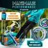 A person riding a stunt scooter, with close-ups of scooter parts and text highlighting features. Produktbild-Vorschau