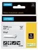 Dymo Rhino Band IND, Vinyl 12 mm x 5,5 m schwarz auf weiß Produktbild-Vorschau 1