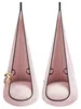Hängesessel Kinder Kokon Velvet PINK – Schaukelstuhl Produktbild-Vorschau 1