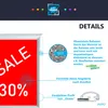 Klapprahmen DIN A4 aus Aluminium 2er Set – silber eloxiert, Produktbild-Vorschau 4