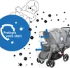 reer RainCover Duo Housse de pluie pour poussette double, Voir les images du produit 11