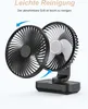 Tischventilator Leise Automatisch Oszillierend, 4000mAh Produktbild-Vorschau 6