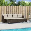 The Living Store 5-tlg. Garten-Sofagarnitur mit Kissen Produktbild-Vorschau 2