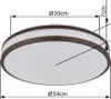 Globo Lighting Deckenleuchte Metall weiß, LED Produktbild-Vorschau 8