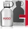 A bottle of Hugo Boss Iced Eau de Toilette and its packaging are shown against a white background. Produktbild-Vorschau