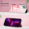 Galaxy A22 5G Hülle, Marmor Motiv Kunstleder Tasche Wallet Produktbild-Vorschau 3