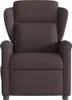 vidaXL Massagesessel Elektrisch Dunkelbraun Stoff Produktbild-Vorschau 4