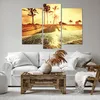 Bild auf Leinwand - Leinwandbild - Strand Meer Palme - Produktbild-Vorschau 6