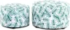 Hocker Indira 100 2er-Set Flower Produktbild-Vorschau 1