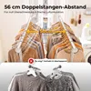 HOKEEPER Professionele dubbele kledingrek, belastbaar tot Productafbeelding-voorbeeld 7