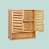 Relaxdays Hängeschrank Bad, 3 Fächer, HBT: 66 x 59 x 21 cm, Produktbild-Vorschau 5