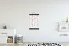 MuchoWow® Textilposter Blumen - Schmetterling - Pastell Produktbild-Vorschau 2