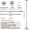 SucceBuy Palo da ballo professionale, 45 mm in robusto Anteprima dell’immagine prodotto 7