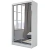 Schiebetürenschrank DEBRA 120cm - Kleiderschrank mit Produktbild-Vorschau 1
