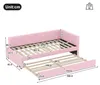Flieks Tagesbett Daybed 90x200cm mit Ausziehbett, Produktbild-Vorschau 7