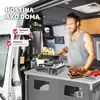 Kempingová skrinka deluxe so 6 priehradkami skladacia 97 x Náhľad obrázku produktu 5