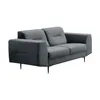 BEAUTYSOFA | Couchgarnitur VENEZIA Samtstoff Dunkelgrau – Produktbild-Vorschau 8