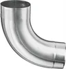 Titanzink Fallrohrbogen mit Einzug rund DN100 / 85° Grad Produktbild-Vorschau 1