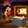 XXXL Holzkorb 100L Kaminholzkorb 60x40x40cm Filz mit Produktbild-Vorschau 6