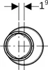Geberit GE Silent-PP Reduktion, d90/50mm, exzentrisch, 1 Produktbild-Vorschau 5