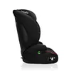 A side view of a black car seat on a white background. Produktbild-Vorschau