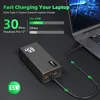 Juksun Schnelllade Powerbank 50000mAh 65W USB-C 3 Ausgänge Produktbild-Vorschau 2