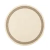 Volero - Outdoor Jute Teppich Rund - Nomad Edge Creme - Ø Produktbild-Vorschau 7