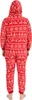 Damski świąteczny kombinezon CHRISTMAS ONESIE czerwony - Podgląd zdjęcia produktu 2