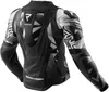 Rebelhorn Inferno Motorrad Lederjacke, schwarz/weiß, 58 Produktbild-Vorschau 2