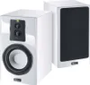 Two white speakers are shown against a white background. One speaker is in the foreground and the other is slightly behind and to the right. Produktbild-Vorschau
