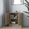 Bücherschrank Sonoma-Eiche 82,5x30,5x80 cm Holzwerkstoff Produktbild-Vorschau 3