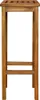 A wooden bar stool on a white background. Náhled obrázku produktu