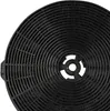 Close-up view of a black carbon filter for a range hood. Produktbild-Vorschau