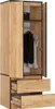 Šatní skříň se šuplíky 60 cm WREN - dub craft Náhled obrázku produktu 2